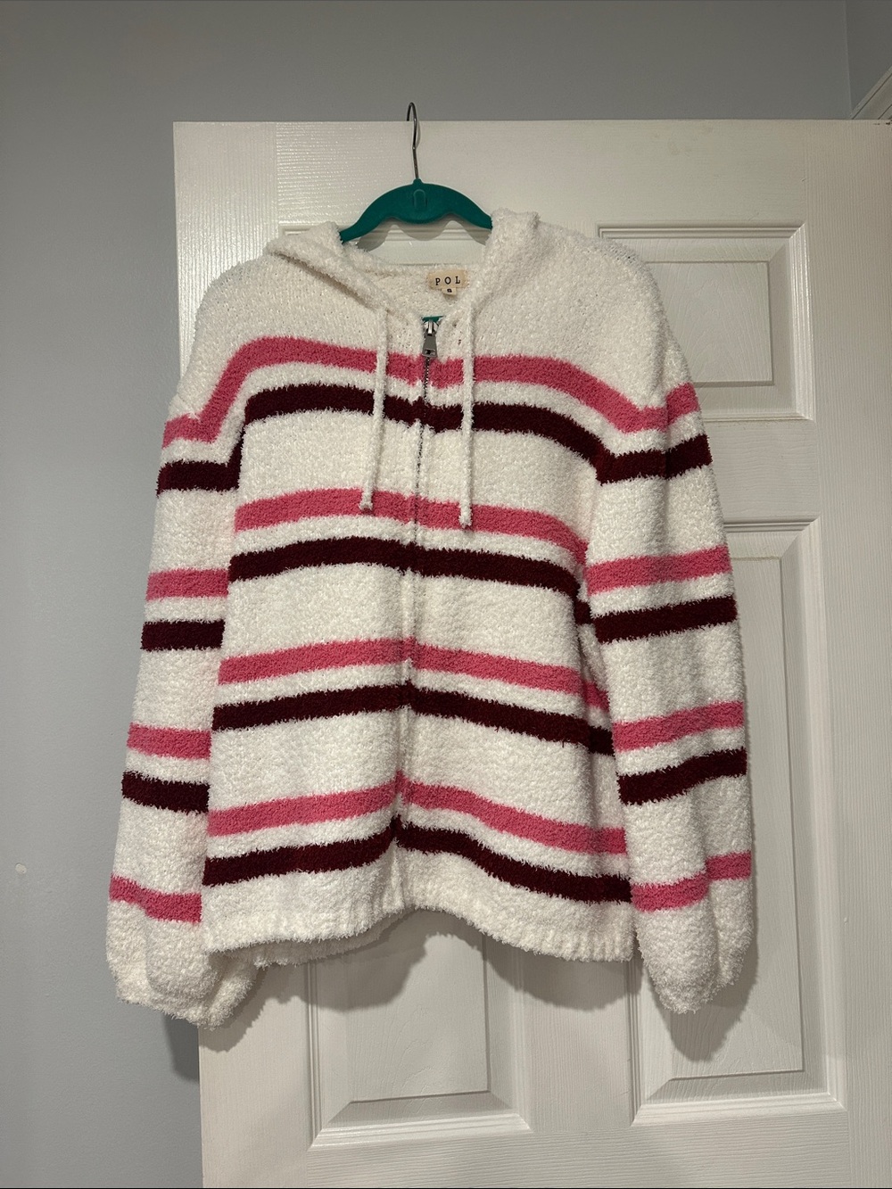POL Stripped zip up